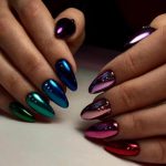 metallic nail designs